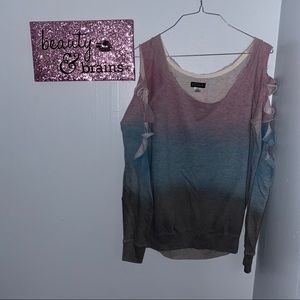 Venus Open Shoulder Long Sleeve